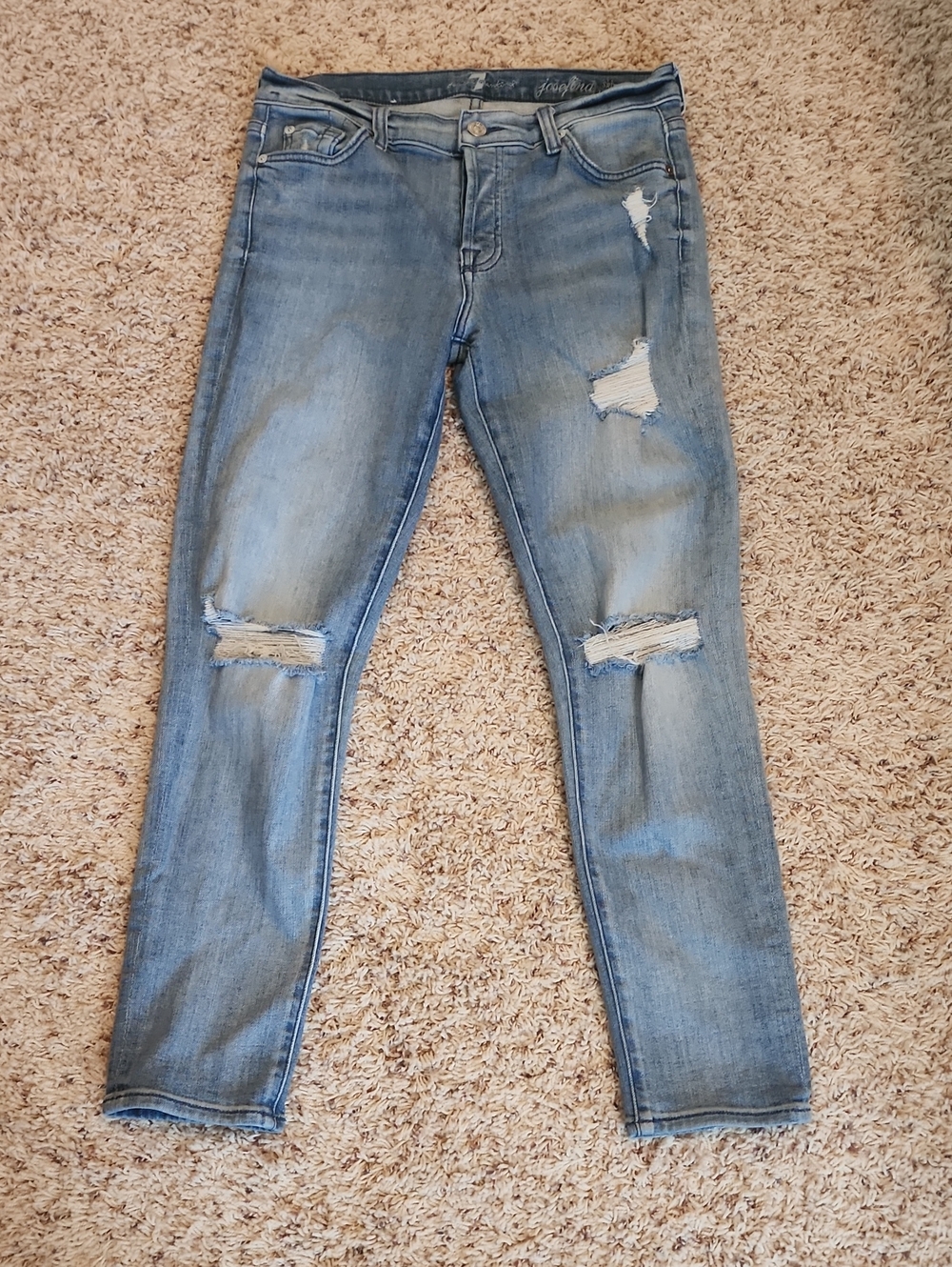 7 For All Mankind Josephina Skinny Boyfriend Ankle 27
